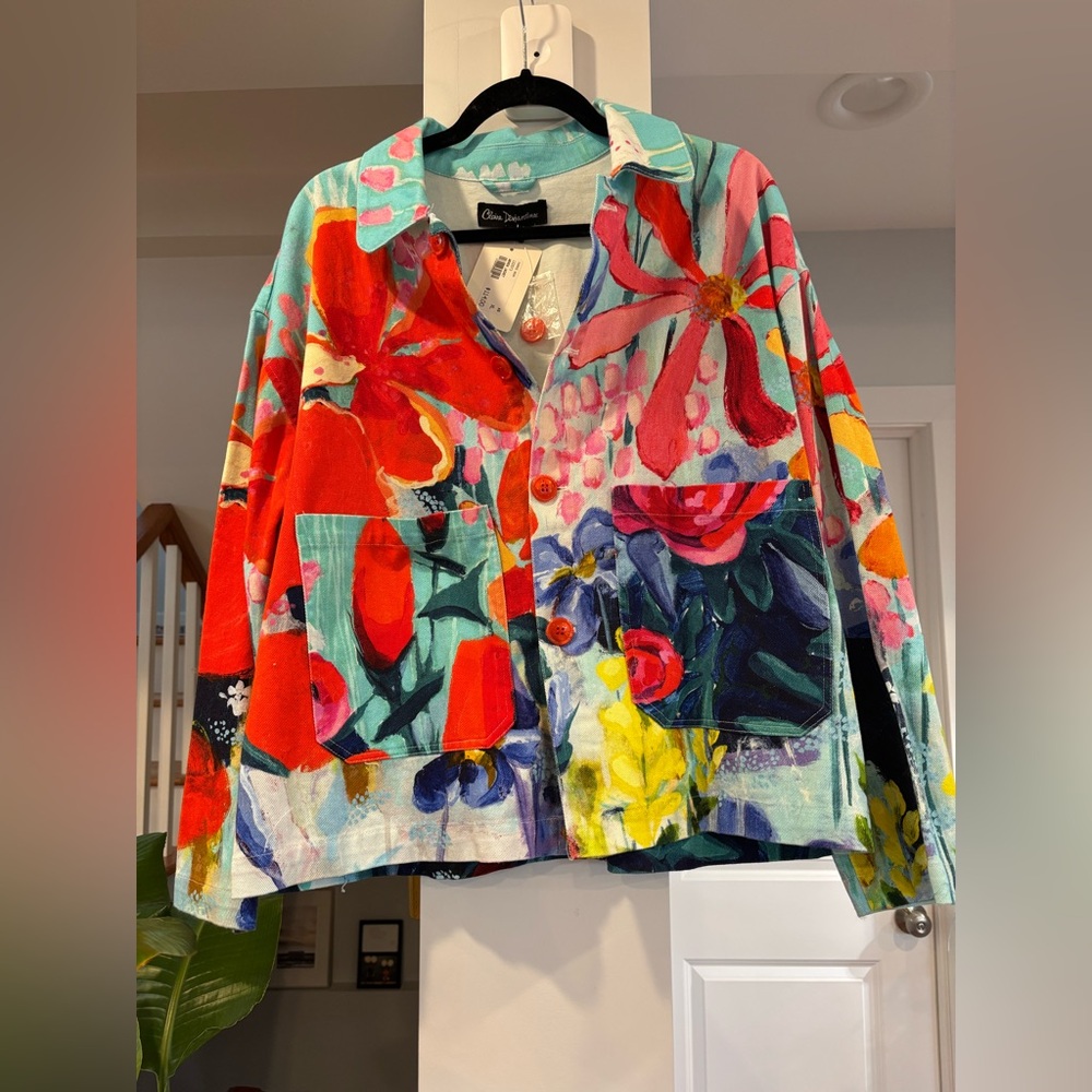 NWT Floral Spring Jacket - Boutique - Size XL